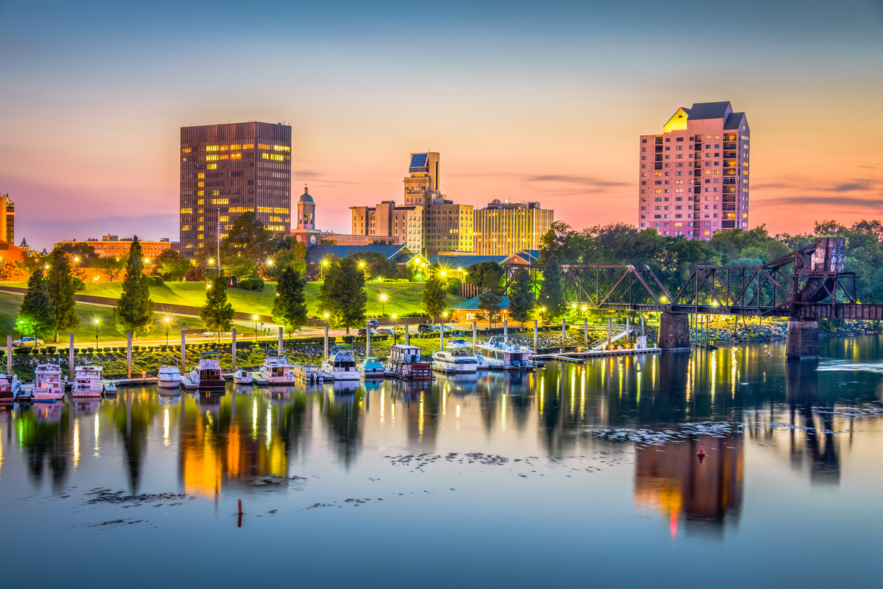 Panoramic Image of Augusta, GA